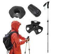 Bastones de senderismo | Bastones de senderismo de 3 piezas para montañismo, equipo de seguridad ajustable para adolescentes, adultos, mujeres y hombres