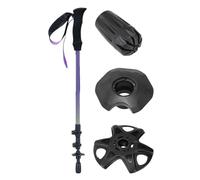 Bastones de senderismo | Bastones de senderismo de 3 piezas Peso ligero - Equipo de seguridad ajustable para adolescentes, adultos, mujeres y hombres