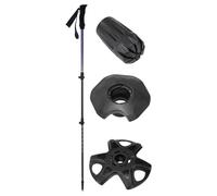 Bastones de Senderismo | Bastones Plegables En 3 Secciones para Senderismo | Equipo de Seguridad para Escalada Ajustable y Accesorios de Montañismo para Hombre Mujer y Familia