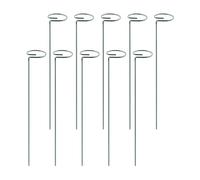 Bastones de soporte de metal para plantas | Soporte para plantas trepadoras de tomates para flores, verduras, peonías, orquídeas, macetas al aire libre, patio, jardín