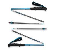 BLACK DIAMOND Distance Carbon Z - Bastones de senderismo y correr, par de bastones de senderismo plegables, ultraligeros, de fibra de carbono de longitud fija, cielo del desierto, 115 cm