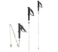 TSL Outdoor - Bastones de trail/running - Trail C4 Fly Ultra Mid Gold Sht - Talla 115 cm - Blanco Blanco 115 cm