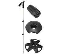 Bastones de trekking, 3 piezas, ligeros, equipo de seguridad ajustable para adolescentes, adultos, mujeres y hombres
