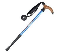 Bastones de Trekking | Bastón Telescópico para Caminar - Portátil 4 Secciones Unisex para Invierno Exterior Camping Mochilero