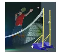 Bastones de voleibol de alta resistencia con red ajustable para entrenamiento de voleibol y bádminton en el patio trasero, adecuado para adultos y niños