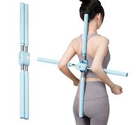 Bastones De Yoga,Corrector De Espalda jorobas,2Pcs Dispositivo De Estiramiento De Espalda,Herramientas De Estiramiento, Adecuados para Entrenamiento de Yoga Gimnasio y Casa