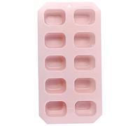 Bastones Hielo Creative Square 10 Even Ice Grid Caja de Hielo de plástico Hielo casero Conveniente Caja de Almacenamiento de Hielo Modelo de de Hielo Regalos Hombre (Pink, One Size)