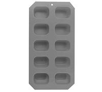 Bastones Hielo Creative Square 10 Even Ice Grid Caja de Hielo de plástico Hielo casero Conveniente Caja de Almacenamiento de Hielo Modelo de de Hielo Regalos Hombre (Grey, One Size)