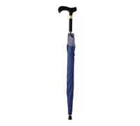 Bastones para caminar, bastón de viaje y paraguas 2 en 1, muleta ligera y resistente al viento para apoyo y refugio, herramienta portátil versátil para hombres y mujeres