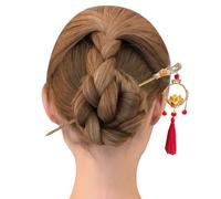 Bastones para el pelo con colgantes - Palitos para el pelo luminosos con | Palillos chinos retro con horquilla luminosa para mujer de estilo antiguo con linterna