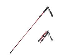 Bastones Trekking Bastones Senderismo Bastones De Senderismo Ligeros, Bastones De Senderismo De Aleación De Aluminio Ajustables para Acampar Palos Senderismo Bastones para Caminar(Color:Rot,Size:130)