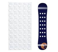 BASTOUR 50 Piezas Almohadillas para Stomp de Snowboard, Almohadillas Antideslizantes Snowboard, Stomp Pad Snowboard, Punta Autoadhesiva Plataforma para Snowboard Almohadilla de Agarre Adicional