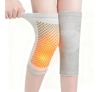 BASTOUR Rodilleras Autocalentables, Rodillera De Calefacción, Rodillera Autocalentadora, Almohadilla de Calentamiento Magnétic, Rodilleras de Moxibustión, Aliviar El Dolor Muscular, Gris, 2 piezas