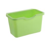 Basura de basura colgante Desconocido espacio de desechos de basura que ahorra gran capacidad para plástico de baño de cocina (Verde de tamaño pequeño)