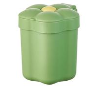 Basura para encimera, cubo de basura con tapa, cubo de basura de baño con encimera de flores | Cubo de basura de baño sobre encimera con tapa para el hogar, cocina, dormitorio, baño