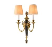 BASXDRFXZ Aplique de pared Lámpara de pared cobre, lámpara noche for dormitorio y manual en el pasillo del estudio Apliques decorativos for interiores Luces nocturnas y apliques de pared