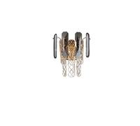 BASXDRFXZ Aplique de pared Lámpara de pared cristal lujo moderna, lámpara decorativa fondo sala estar, accesorios iluminación interiores modernos Luces nocturnas y apliques de pared