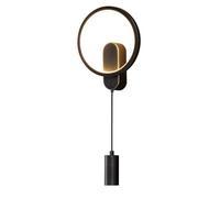 BASXDRFXZ Aplique de pared Lámpara De Pared Fondo Sala Estar Moderna, Cobre Completo, Noche For Dormitorio, LED Simple Luces nocturnas y apliques de pared