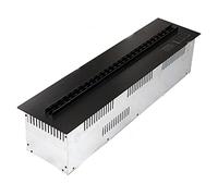 BASXDRFXZ Chimenea eléctrica Chimenea eléctrica empotrada con Control Remoto, Panel Delgado, silenciosa, con Temporizador y Llama con Color y Brillo Ajustables.(1500mm)