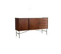 BASXDRFXZ Gabinete para Platos Mueble Auxiliar de Bar Madera Maciza 150 x 45 85 cm, Estante Almacenamiento Sencillo, Multifuncional, for café, apartamento pequeño, Porche, decoración, Mueble