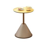 BASXDRFXZ Mesas Auxiliares Mesa Auxiliar pequeña de Metal, Mesa Centro Redonda for Sala Estar, Decorativa for Interior, mesita Noche for Dormitorio