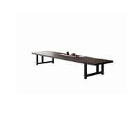 BASXDRFXZ Mesas Auxiliares Mesa de Centro Madera Fresno Estilo WABI-sabi, Mesa Viento Flotante Maciza, Kang for Cama y Desayuno, Baja Zen, té Japonesa(140 * 60 * 45cm)