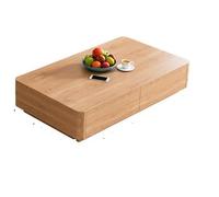 BASXDRFXZ Mesas Auxiliares Mesa de Centro Madera Maciza, casa té, Moderna, Sencilla, pequeña, nórdica, for Sala Estar(B,S-120cm)