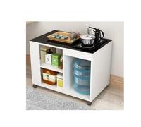 BASXDRFXZ Mesas Auxiliares Mesa de Centro pequeña Kung Fu móvil Simple, Tetera, Mesa té, Juego for el hogar, for apartamento, sofá Lateral(A)