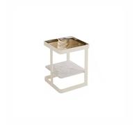 BASXDRFXZ Mesas Auxiliares Sofá Moderno de Estilo Crema Simple, Mesa salón Lateral pequeña for el hogar, Dormitorio, mesita Noche, Centro(B)