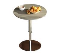 BASXDRFXZ Mesas de Café Mesa Auxiliar de Cuero Estilo sillín for Sala Estar, sofá elevable y Giratorio, mesita Noche, pequeña estantería for café