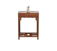 BASXDRFXZ Mesas de Café Mesa Auxiliar de sofá Madera Estilo Chino, Mesa pequeña, Soporte Flores for Esquina salón