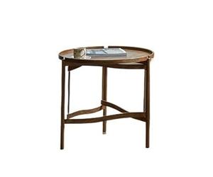 BASXDRFXZ Mesas de Café Mesa de Paleta Madera Maciza Desmontable Multiusos diseño Retro Mesa Centro esquinera Auxiliar