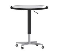 BASXDRFXZ Mesas de Café Mesa Redonda elevable y Bajada, con Carrito Lateral, sofá móvil, pequeño café, apartamento, Sala de Estar, hogar, Madera
