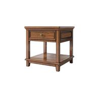 BASXDRFXZ Mesas de Café Mueble Auxiliar de Madera Estilo campestre, Mesa Cuadrada pequeña, Esquina, Mueble Sala Estar, mesita Noche for Dormitorio