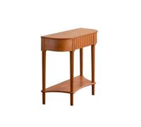 BASXDRFXZ Mesas de Consola Mesa de Entrada Doble Nivel Estrecha 100cm/39 para Espacios Reducidos, Final del Pasillo, Sala Estar, Vestíbulo, Principal, Oficina