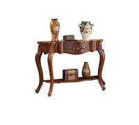 BASXDRFXZ Mesas de Consola Mesa de Entrada Madera Maciza 120 cm para Hogar, Mueble Semicircular con Cajones, Apto para Salón, Vestíbulo, Dormitorio, Pasillo etc