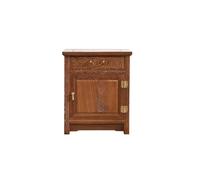 BASXDRFXZ Mesilla de Noche para Dormitorio Mesita de Noche de Madera Estilo Chino, Mueble Auxiliar for sofá, Almacenamiento bajo