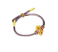 BASXDRFXZ Pulsera Trenzada Pulsera tejida a mano cuerda femenina estudiante afortunada pareja trenzada de(C)