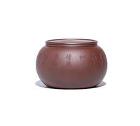 BASXDRFXZ Recipiente Hermético para té Bote de té Arcilla púrpura, sellador Almacenamiento almacén Hecho a Mano, Blanco Puerh Wake Up Tea Canister(A)