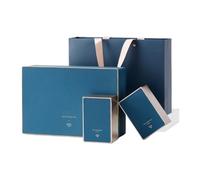 BASXDRFXZ Recipiente Hermético para té Contenedor de Almacenamiento té a Granel, Tarro Sellado, Lata Cuadrada, Caja, vacía, Caramelo, Juego, Regalo Doble(C)