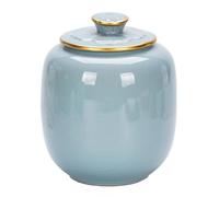 BASXDRFXZ Recipiente Hermético para té Recipiente de cerámica for almacenar té Suelto, Tarro Gran Capacidad, Sellado, vacío, Juego, Individual, for Despertar el