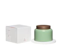 BASXDRFXZ Recipiente Hermético para té Recipiente for almacenar té a Granel, Tarro de cerámica Sellado, for, Juego Retro, Caja Regalo con Individual o Doble(G,Single Can)