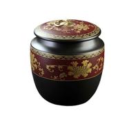 BASXDRFXZ Recipiente Hermético para té Tarro de cerámica for Almacenamiento té Suelto, Tarro Cocina for el hogar, Sellado, Adecuado for almacenar, azúcar, etc(A,M)
