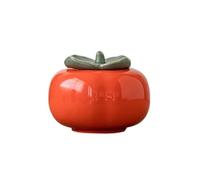 BASXDRFXZ Recipiente Hermético para té Tarro de cerámica for Almacenamiento té, Todo va Bien, pequeño Tarro Caramelo, Sellado Caqui, Alimentos for Cocina(C)