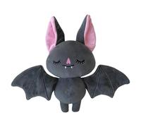 Bat Animal Plush - Toy de 18 cm Mini Plush Bat, animal de peluche ultra suave con alas para abrazos | Adorable murciélago de lujo de Halloween para el asiento de la guardería del sofá de dormitorio, j