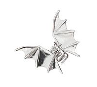 BAT-Bar 10,5 x 8 cm, accesorio gótico, sin deslizamiento, estilo de alas para cabello rizado, ideal para cosplay, noche de Halloween, inusual, disfraz de niña, decoración