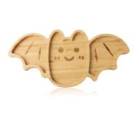 Bat Charcuterie Board, bandeja de servicio de queso, plato de bocadillos de madera, organizador de alimentos, pantalla portátil, 33x16.5x1.5cm, para fiestas, reuniones familiares, vacaciones