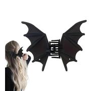 Bat Claw Clip - Gothic Horror Bat Wing Batedpin para mujeres y niñas | Accesorios para el cabello de metal de Halloween para cabello delgado, grueso y rizado | Clamp de no deslizamiento fòr Fiesta