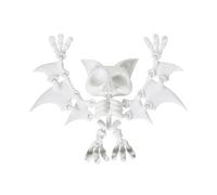 Bat Decor, Skeleton Bat Model, Realistic 3d Printed Statue, Lightweight Design, Weather Resistant Finish, Medium Size for Indoor Wall Display, Outdoor Garden, Yard, Halloween Party Decoration