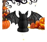 Bat Decorations - Gothic Spooky Table Centerpiece | Rattan Figuritas